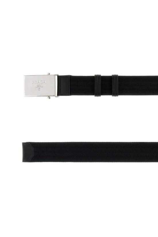 26FW 프라다 블랙 패브릭 벨트 2CN00384M F0002 BLACK - PRADA
