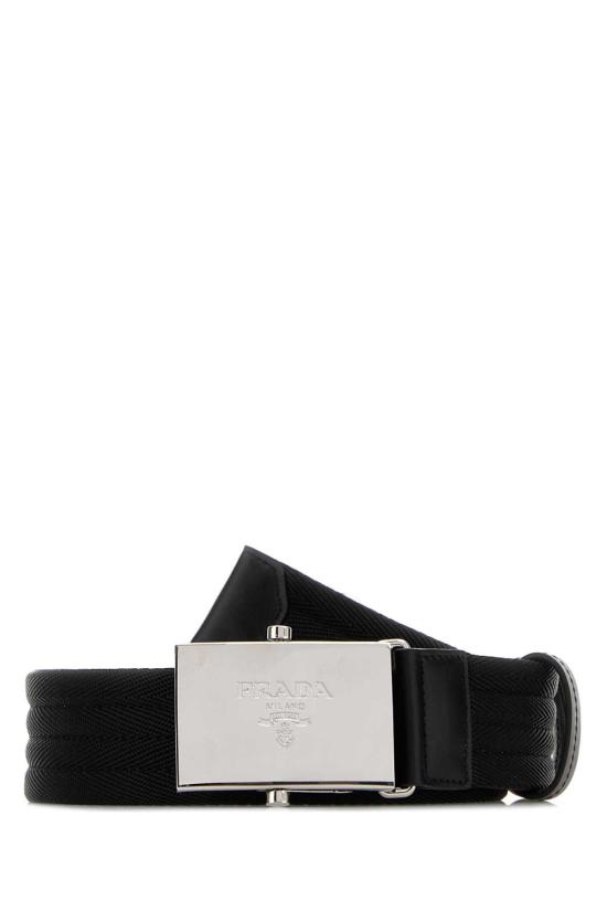 26FW 프라다 블랙 패브릭 벨트 2CN00384M F0002 BLACK