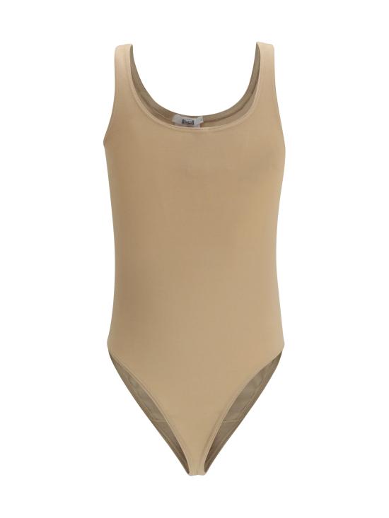 26FW 월포드 바디수트 티셔츠 75086 4816 BEIGE - WOLFORD