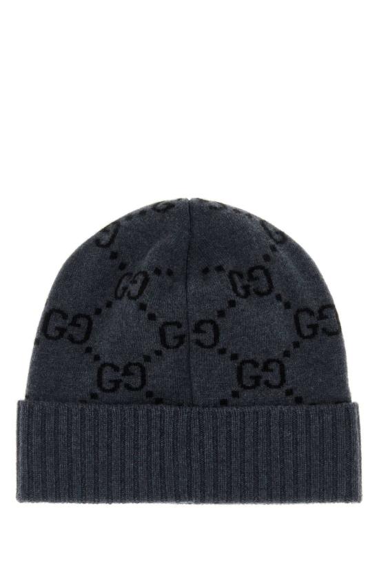  구찌 GG 캐시미어 자카드 비니 8113924GABX 1260 GRAY - GUCCI