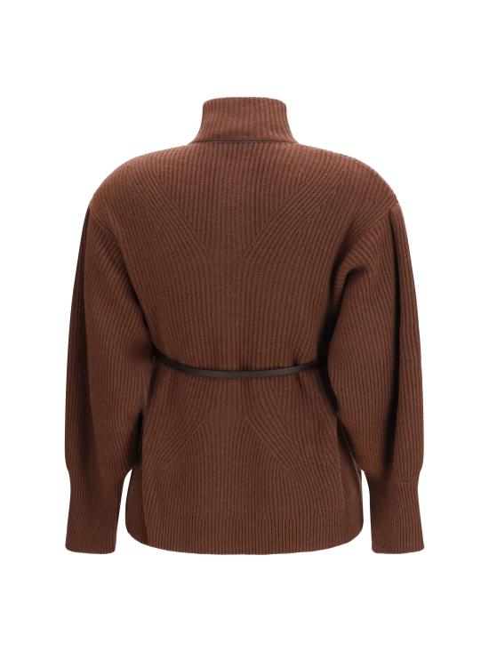26FW 브루넬로 쿠치넬리 스웨터 M16750836 C9199 BROWN - BRUNELLO CUCINELLI