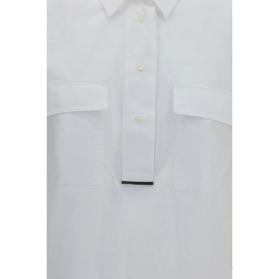 26SS 브루넬로 쿠치넬리 셔츠 BRMH772NA905C159BB WHITE - BRUNELLO CUCINELLI