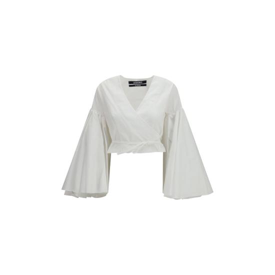 26SS 자크뮈스 블라우스 JATOW00904AW00648100BB WHITE
