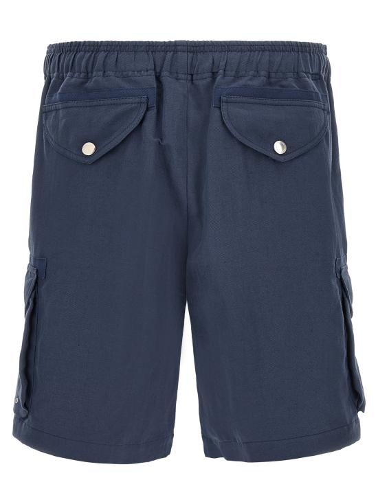 26SS 브루넬로 쿠치넬리 숏팬츠 BR336238BM BLUE - BRUNELLO CUCINELLI