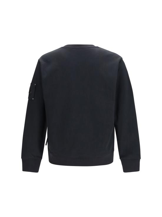 26FW 무스너클 하츠필드 크루넥 스웨트 셔츠 M35MS706 292 BLACK - MOOSE KNUCKLES