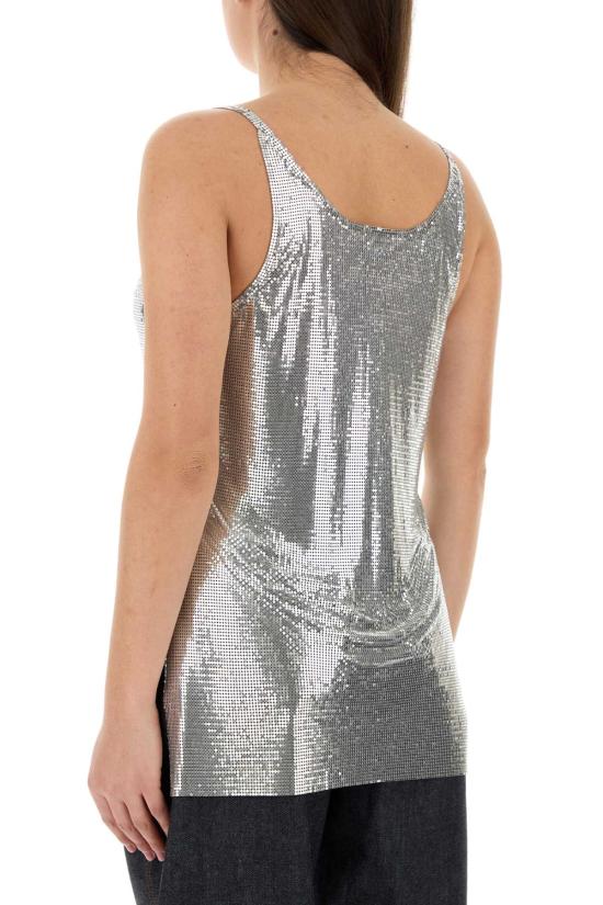 26SS 파코라반 니트웨어 25PITO054MH0004 P040 SILVER - PACO RABANNE