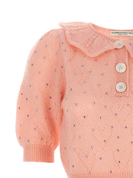  알레산드라리치 가디건 AL281569BM PINK - ALESSANDRA RICH