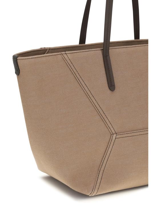 26SS 브루넬로 쿠치넬리 토트백 MB25D2573 C005 BEIGE - BRUNELLO CUCINELLI