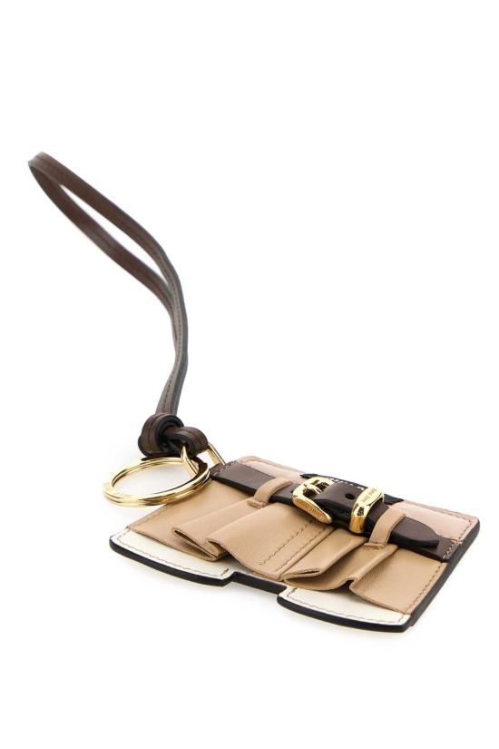 25FW 미우미우 레더 키체인 트릭 5TL5312CUK F0065 BEIGE - MIU MIU