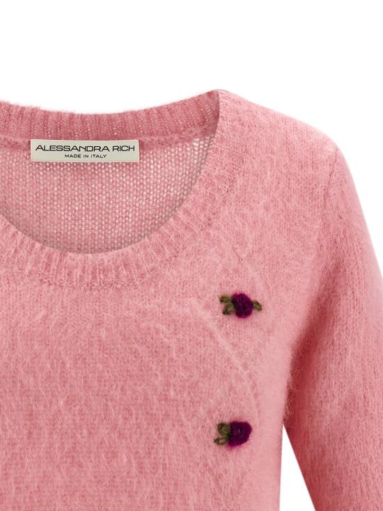 25FW 알레산드라리치 가디건 AL316460BM PINK - ALESSANDRA RICH