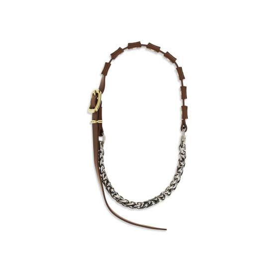  미우미우 벨트 MI5IC3232G75F05HSBB BROWN - MIU MIU