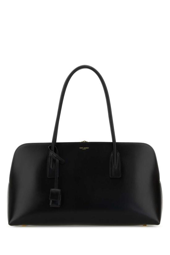 25FW 생로랑 삭 드 주르 라지 볼링백 8198272ZA0W 1000 BLACK