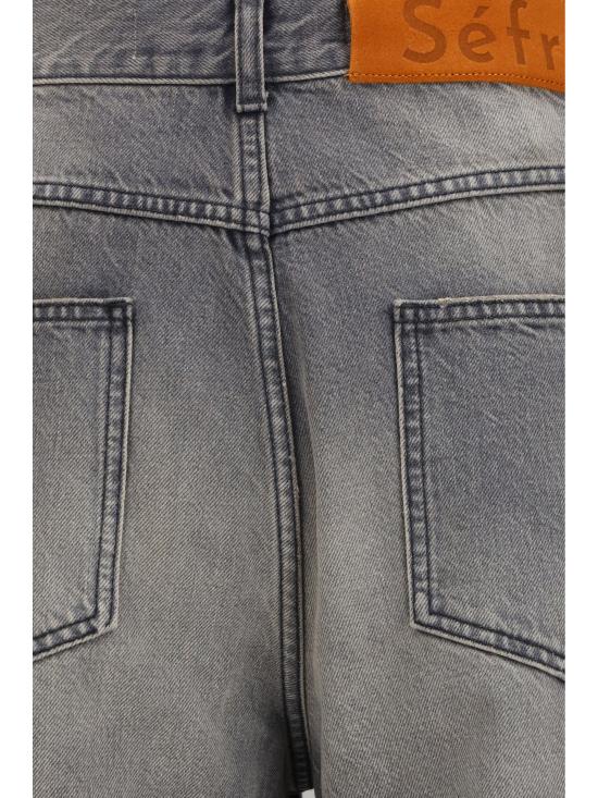 26SS 세퍼 데님 팬츠 MSS26MASSDUS DUSTBLACKW GRAY - SEFR