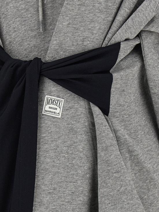 26SS MM6 메종마르지엘라 후드 티셔츠 MM327857BM GRAY - MM6 MAISON MARGIELA