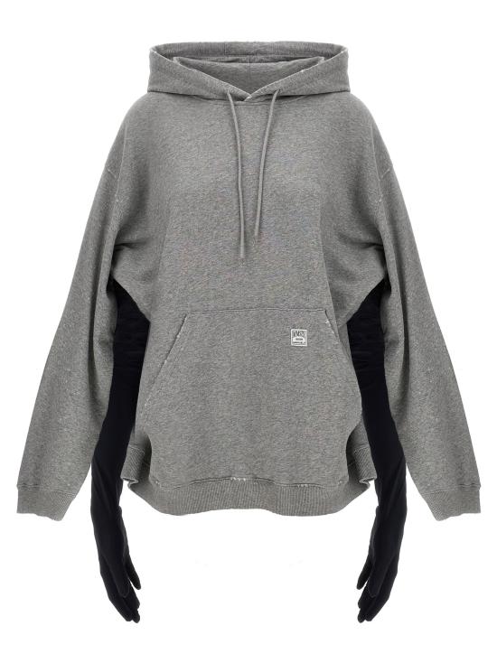 26SS MM6 메종마르지엘라 후드 티셔츠 MM327857BM GRAY - MM6 MAISON MARGIELA