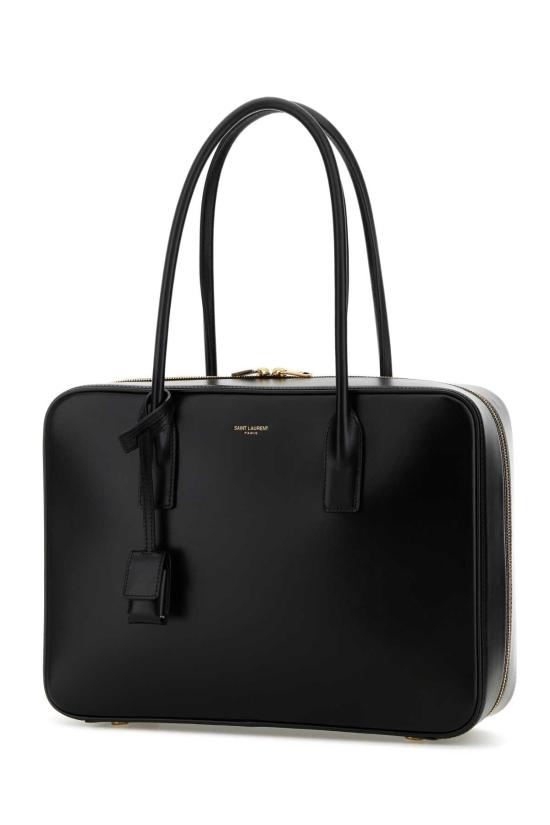 25FW 생로랑 삭 드 주르 박스 생로랑 버필로 백 8323830SX0W 1000 BLACK - SAINT LAURENT