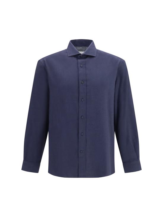 26FW 브루넬로 쿠치넬리 셔츠 MY6370627 C019 NAVY