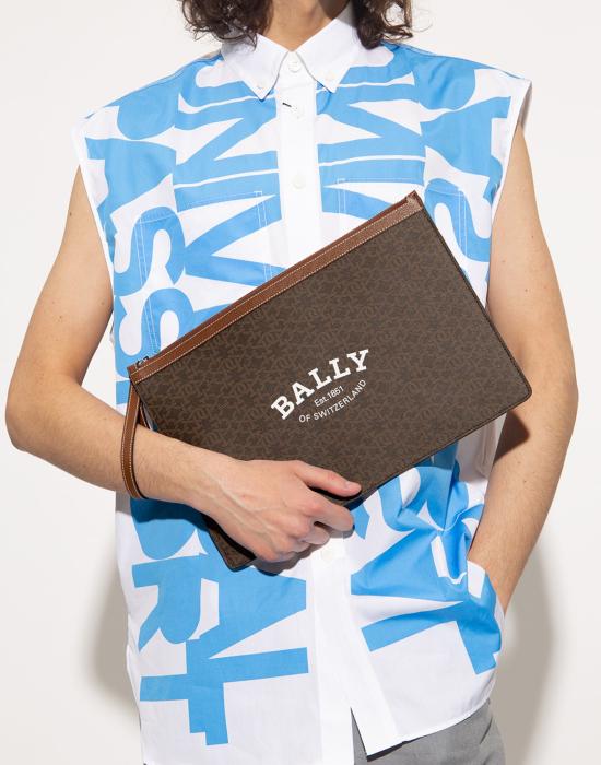 25FW 발리 클러치/파우치 6300393 BROWN - BALLY