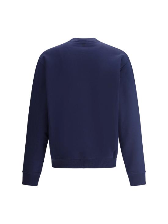 26FW 아미 스몰 하트 로고 스웨트셔츠 BFUSW035730 430 NAVY - AMI