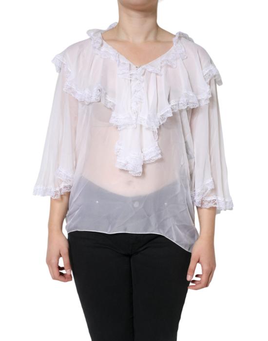  돌체앤가바나 블라우스 TSH86561 WHITE