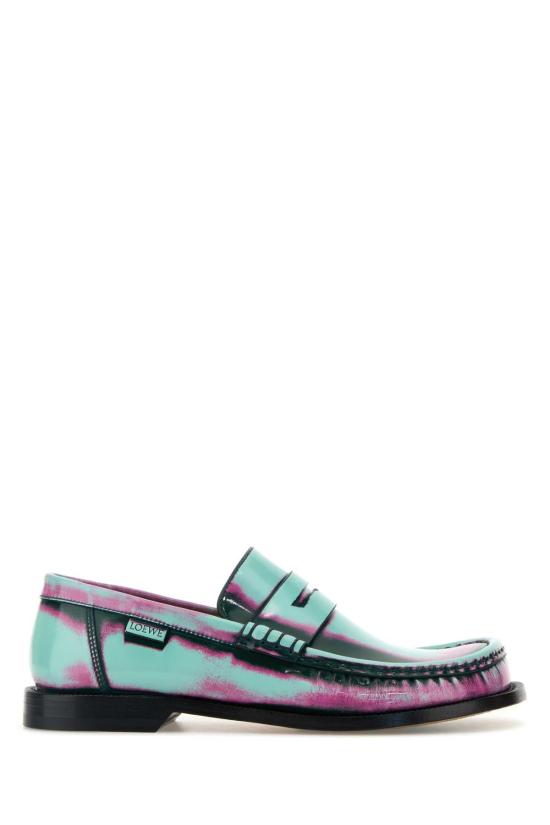  로에베 플랫 슈즈 LLSC290X23 MINPINFORGRE MULTICOLOR