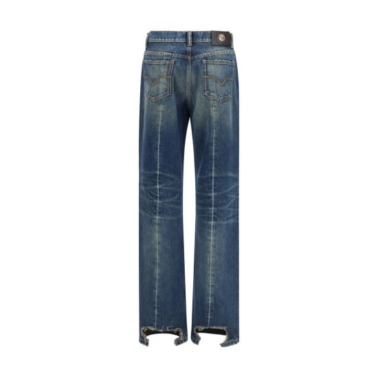 26SS 베르사체 데님 팬츠 VE10245291A177071DA60BB BLUE - VERSACE