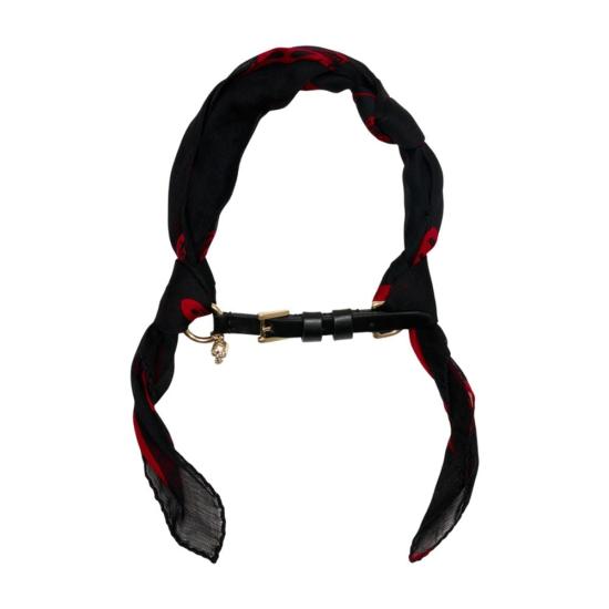  알렉산더 맥퀸 머플러/스카프 AMQ026002 BLACK - ALEXANDER MCQUEEN