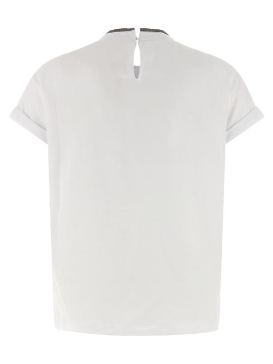 26SS 브루넬로 쿠치넬리 폴로 티셔츠 BR215939BM WHITE - BRUNELLO CUCINELLI
