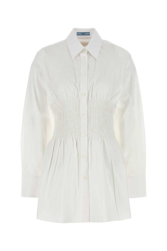25FW 프라다 셔츠 P401IRSOOO1XV2 F0009 WHITE