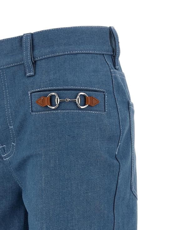 26SS 구찌 데님 팬츠 GU334196BM BLUE - GUCCI