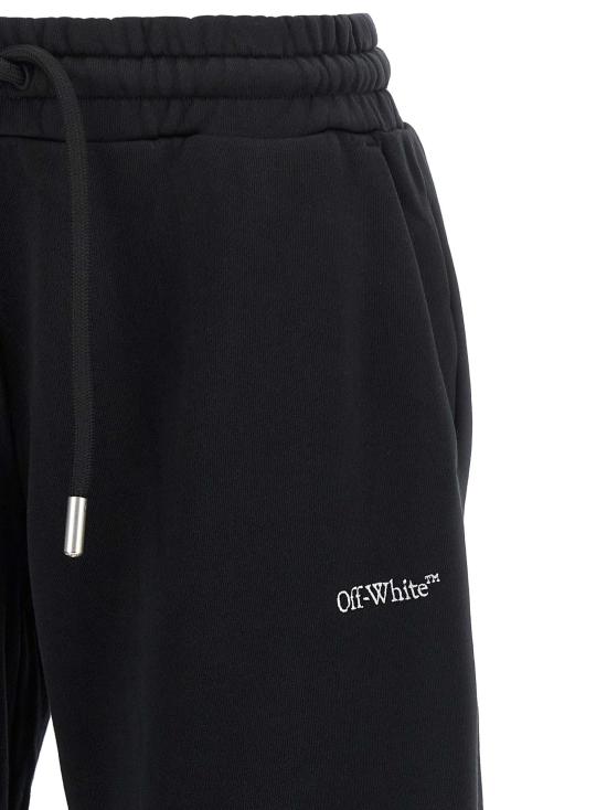 26FW 오프화이트 트레이닝/조거 팬츠 OF337483BM BLACK - OFF WHITE