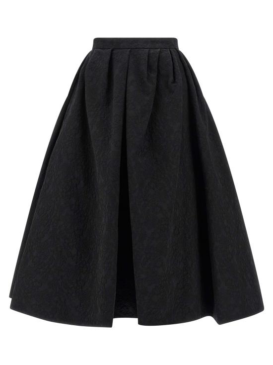 25FW 캐롤리나 헤레라 스커트 CA319220BM BLACK