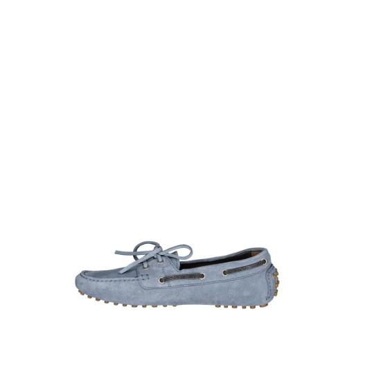  브루넬로 쿠치넬리 플랫 슈즈 BR 9198822916308 BLUE - BRUNELLO CUCINELLI
