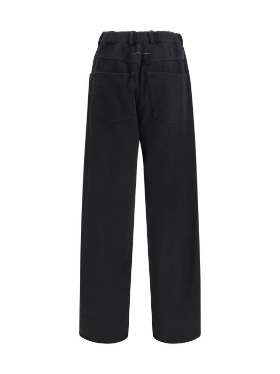 26SS MM6 메종마르지엘라 코튼 트라우저 S52KA0548M25014 900 BLACK - MM6 MAISON MARGIELA
