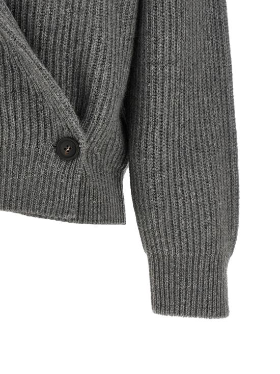 26FW 브루넬로 쿠치넬리 가디건 BR339551BM GRAY - BRUNELLO CUCINELLI