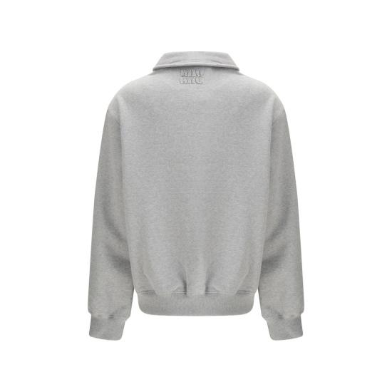26SS 미우미우 긴팔 티셔츠 MIMJLA04SOOO18S8F0031BB GRAY - MIU MIU