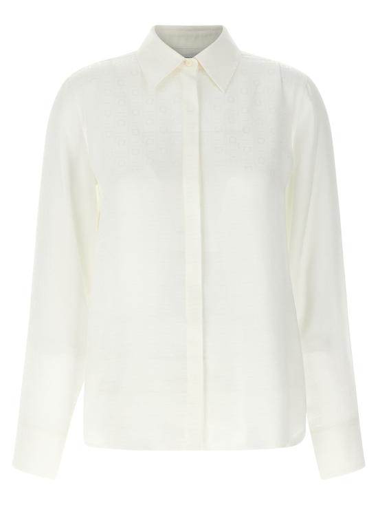  살바토레 페라가모 블라우스 FE306673BM WHITE