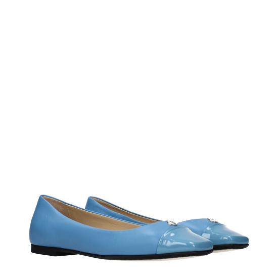  지미추 플랫 슈즈 JI15553230799113BT BLUE - JIMMY CHOO