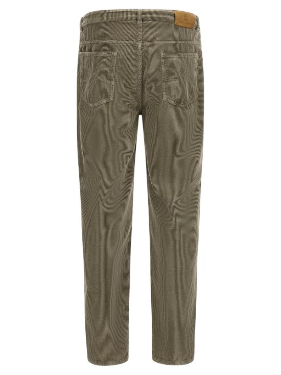 26FW 브루넬로 쿠치넬리 팬츠 BR337625BM GREEN - BRUNELLO CUCINELLI