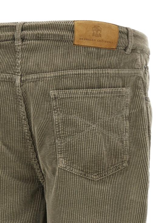 26FW 브루넬로 쿠치넬리 팬츠 BR337625BM GREEN - BRUNELLO CUCINELLI
