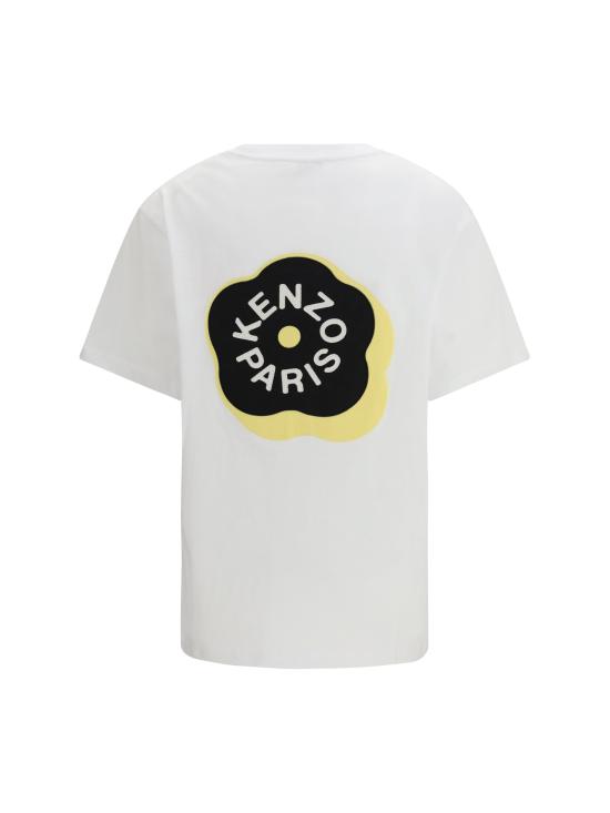 26SS 겐조 보케 플라워 2.0 엠브로이더드 루즈 티셔츠 FG52TS3024SG 01 WHITE - KENZO