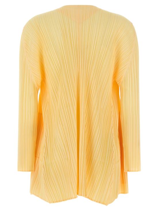 25FW 플리츠플리즈 가디건 PL322493BM YELLOW - PLEATS PLEASE
