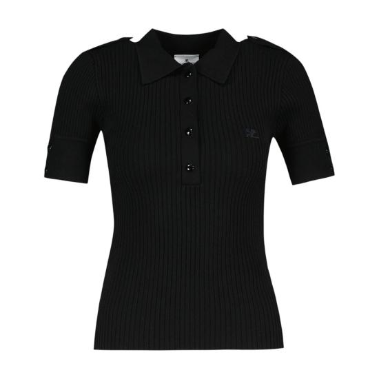 26FW 쿠레쥬 탑 CONFIG CRG026020 BLACK - COURREGES