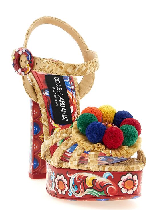 26FW 돌체앤가바나 힐/펌프스 DO336782BM MULTICOLOR - DOLCE & GABBANA