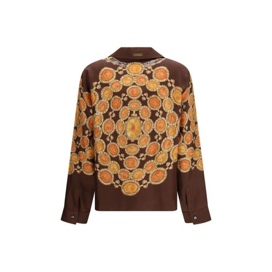 26SS 베르사체 셔츠 VE10242311A179525N940BB BROWN - VERSACE