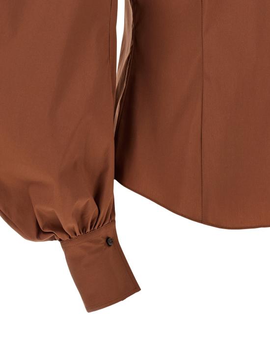 26SS 브루넬로 쿠치넬리 블라우스 BR336667BM BROWN - BRUNELLO CUCINELLI