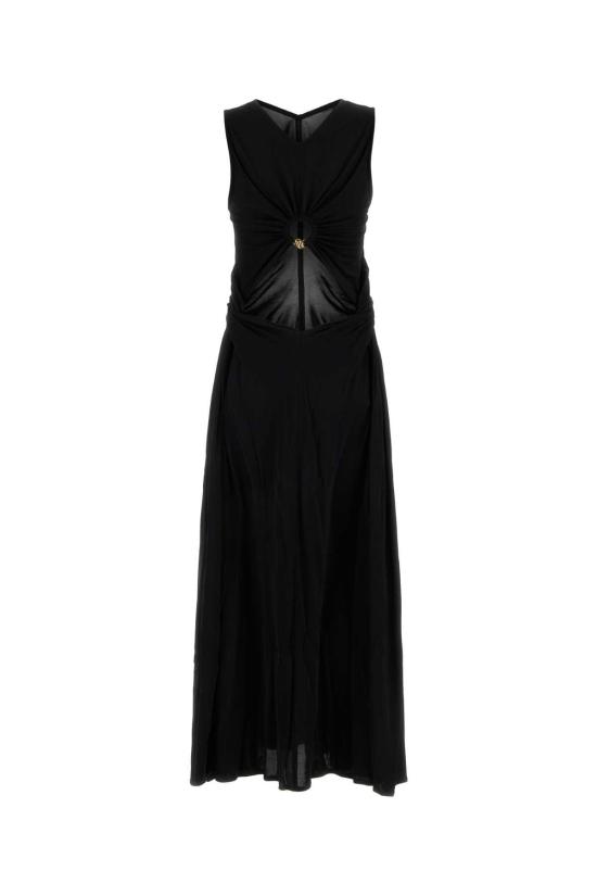  보테가베네타 원피스 772479VKUQ0 1000 BLACK - BOTTEGA VENETA