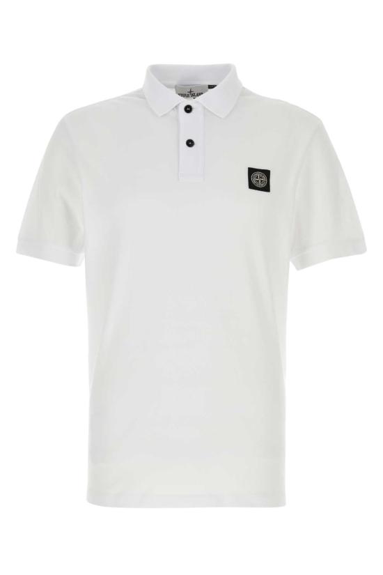 26SS 스톤 아일랜드 와펜패치 폴로 셔츠 L1S152200008S0017 V1001 WHITE
