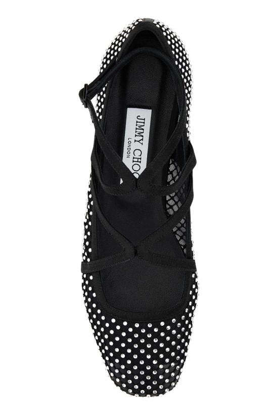  지미추 플랫 슈즈 ASTORIAFLATQHS BLACRY BLACK - JIMMY CHOO