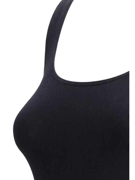 26FW 월포드 바디수트 티셔츠 75086 7005 BLACK - WOLFORD